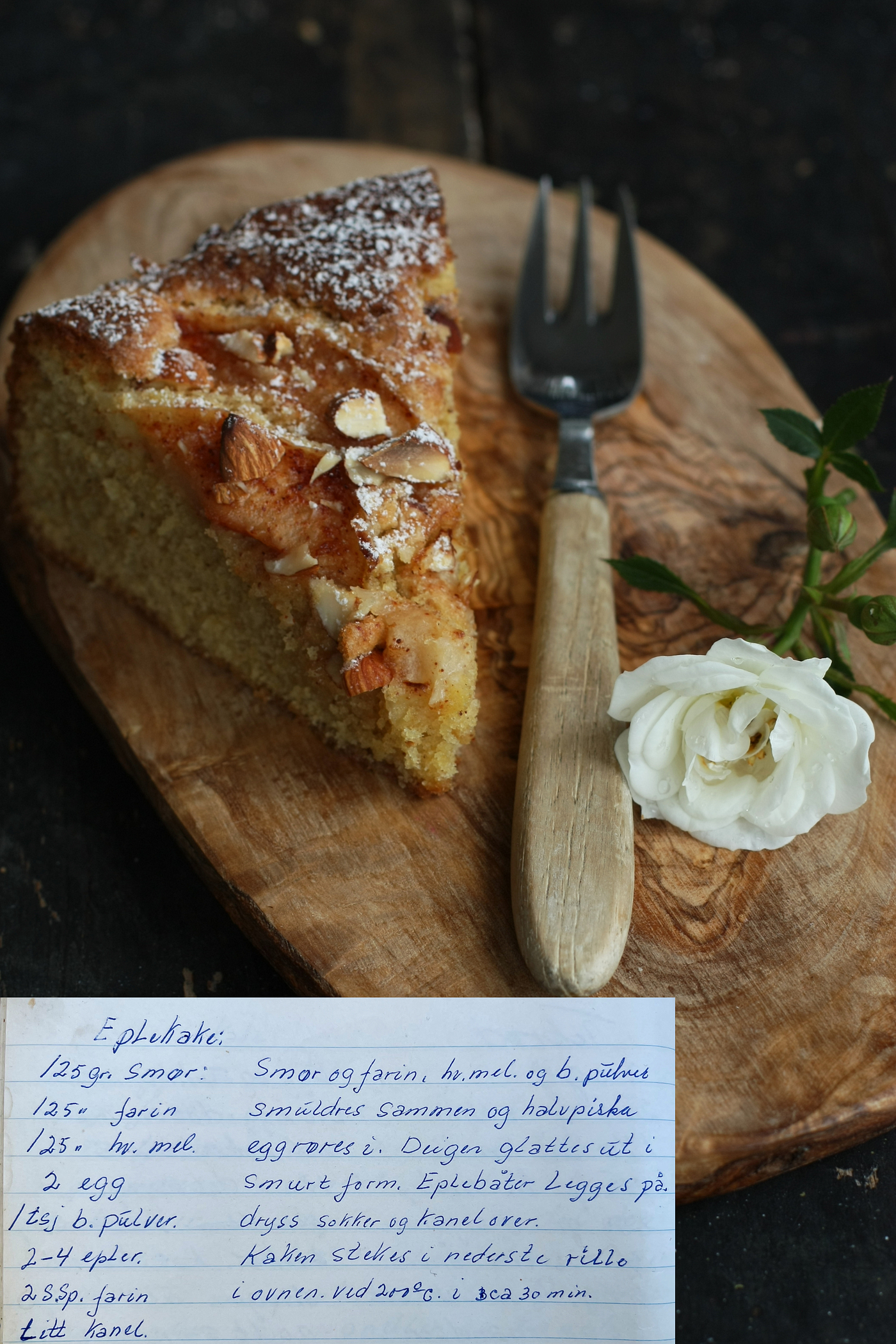 My Great-Grandmother's Norwegian Apple Cake Recipe | Six Word Photo Story  Challenge