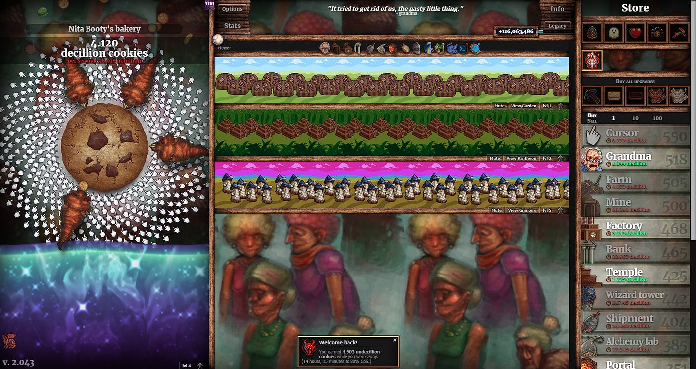 After 2 800 Hours Of Cookie Clicker You Gotta Stop Fanfare