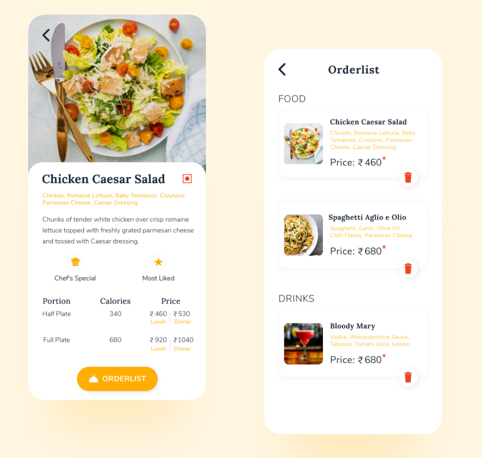 restaurant app ux case study