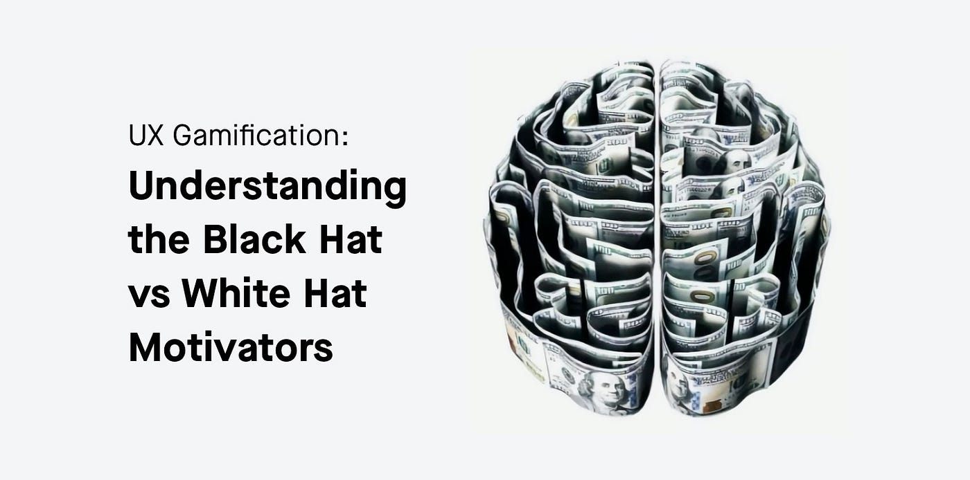 UX Gamification: Utilising Black Hat and White Hat Gamification to increase user engagement