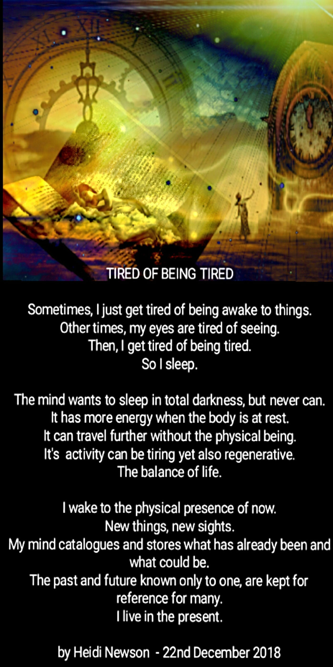 TIRED OF BEING TIRED. Info graphic format. | by Heidi 🎭 M | Medium