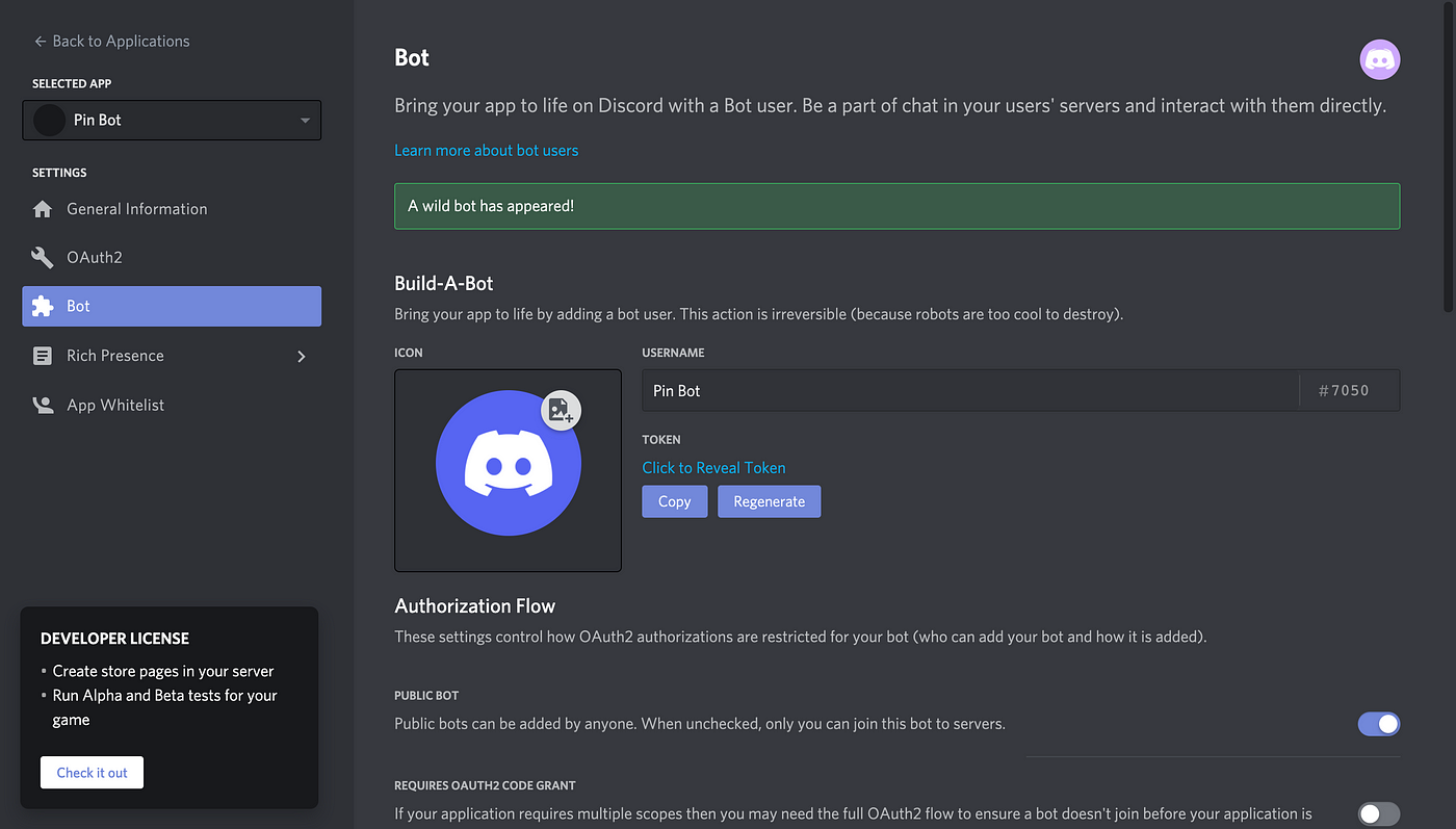 Creating an “Infinite Pin Bot” for Discord with TigerGraph | by Shreya  Chaudhary | Geek Culture | Medium