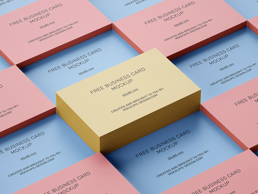 Download Free Business Card Mockups Tmdesign