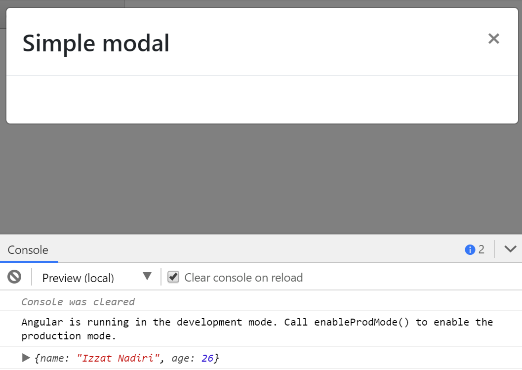 How To Pass Data To And Receive From Ng Bootstrap Modals By Izzat Nadiri Medium
