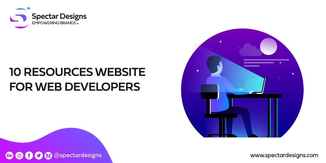 10 ONLINE RESOURCES WEBSITE FOR WEB DEVELOPERS | by Spectardesigns | Medium