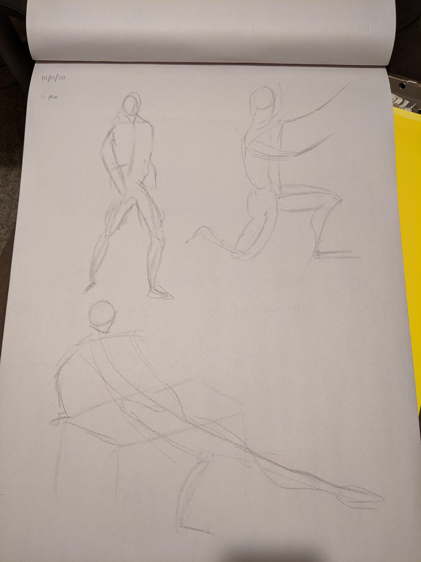 Term 1, Figure Drawing I, Week 1. Week of October 12, 2020 | by litmusik |  Medium