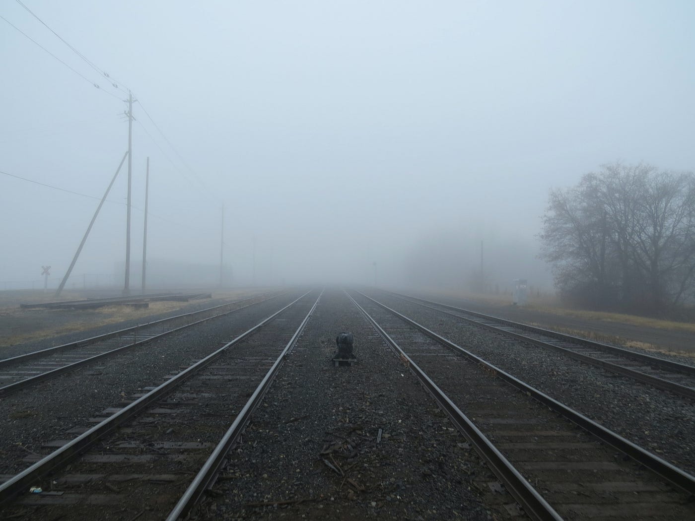 Low trains visibility.