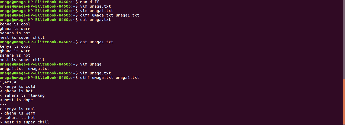 Comparing Files For Differences. About Diff | By Kelvin Wachira | Medium