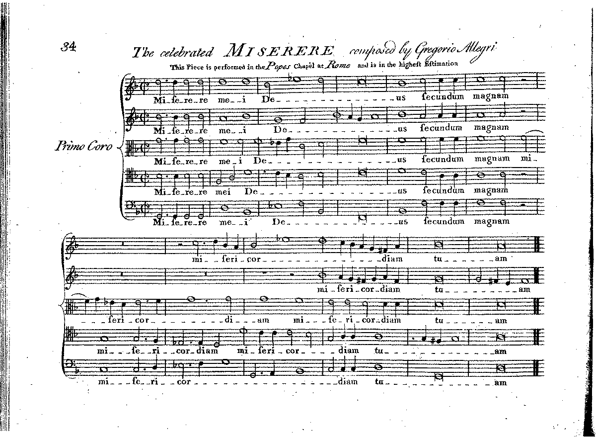 The Music Plays On — Allegri's Miserere | by Donato Cabrera | Medium