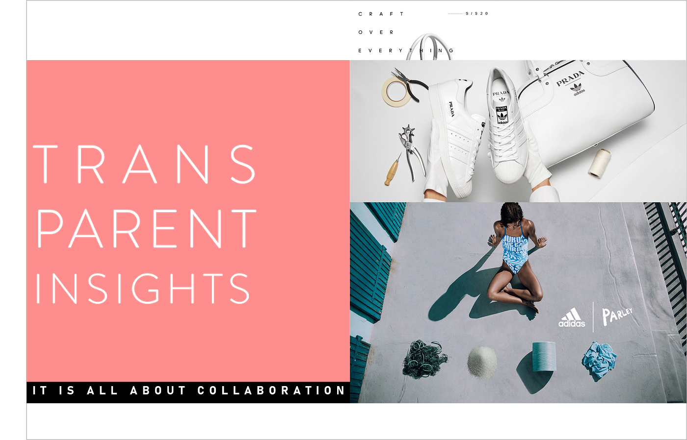 Adidas Association with Parley and Prada! Sustainability and Fashion! | by  Pooja Gandhi | transparentinsights | Medium