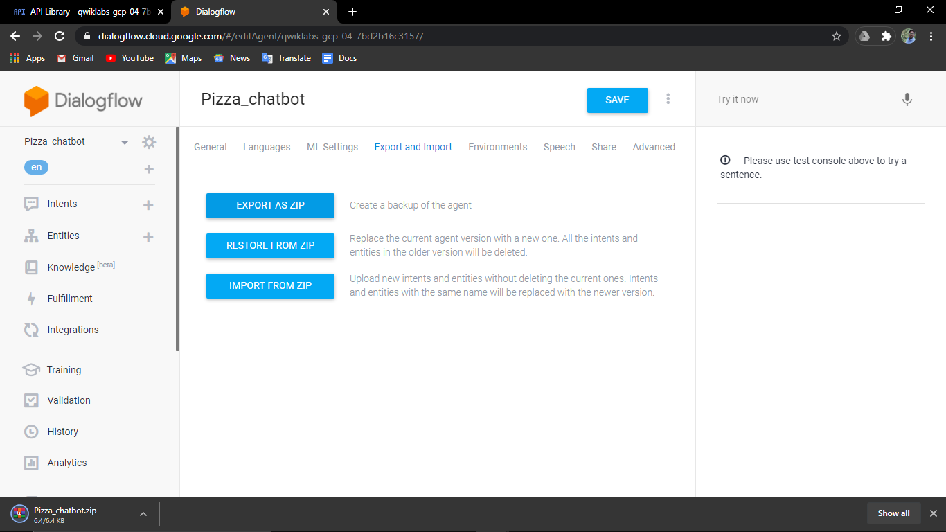 Building Your Own Chatbot Using Dialogflow | by Nishaanth K | Medium