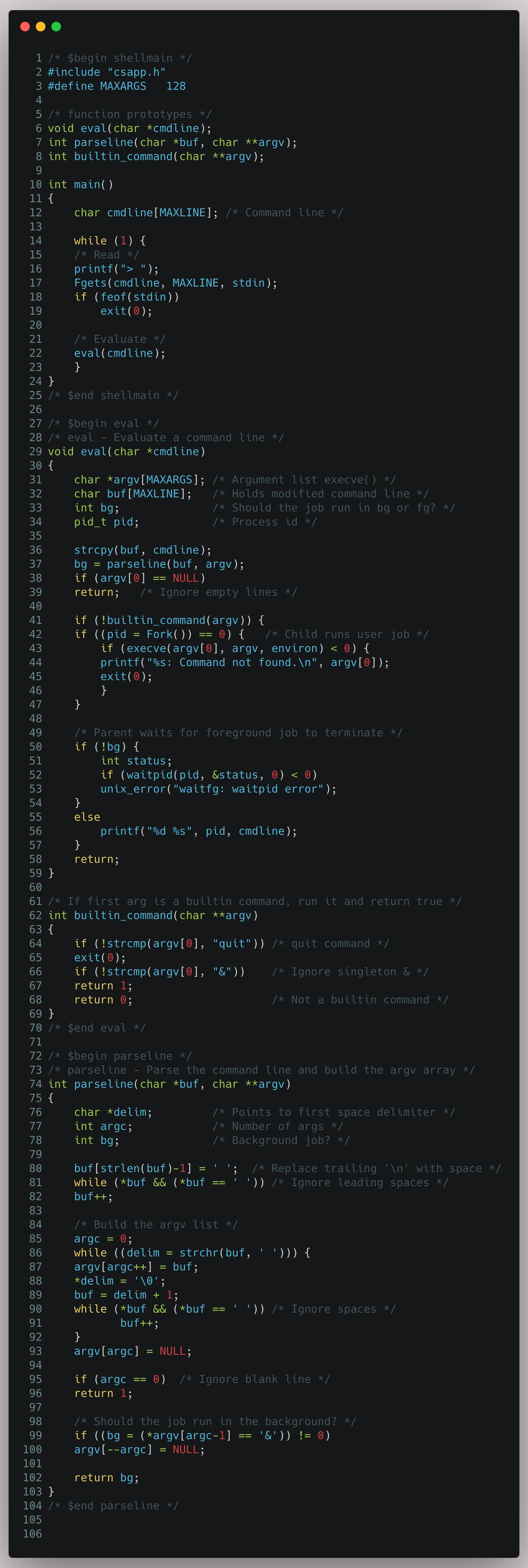 [UNIX] การ fork process และโปรแกรม shell by Thanwa Jindarattana Medium
