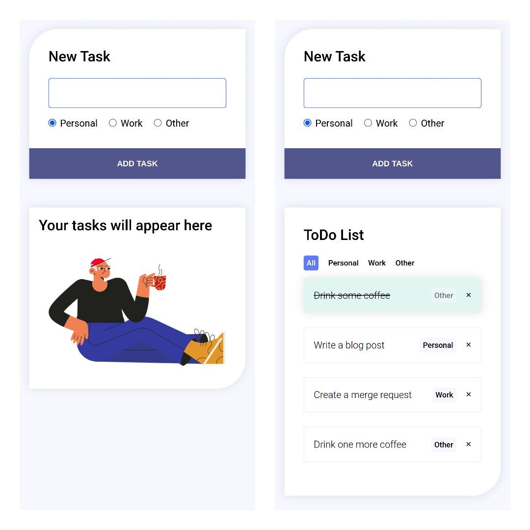 How to filter todo items? Vue 3 Composition API | by Liuba Kuibida | Medium