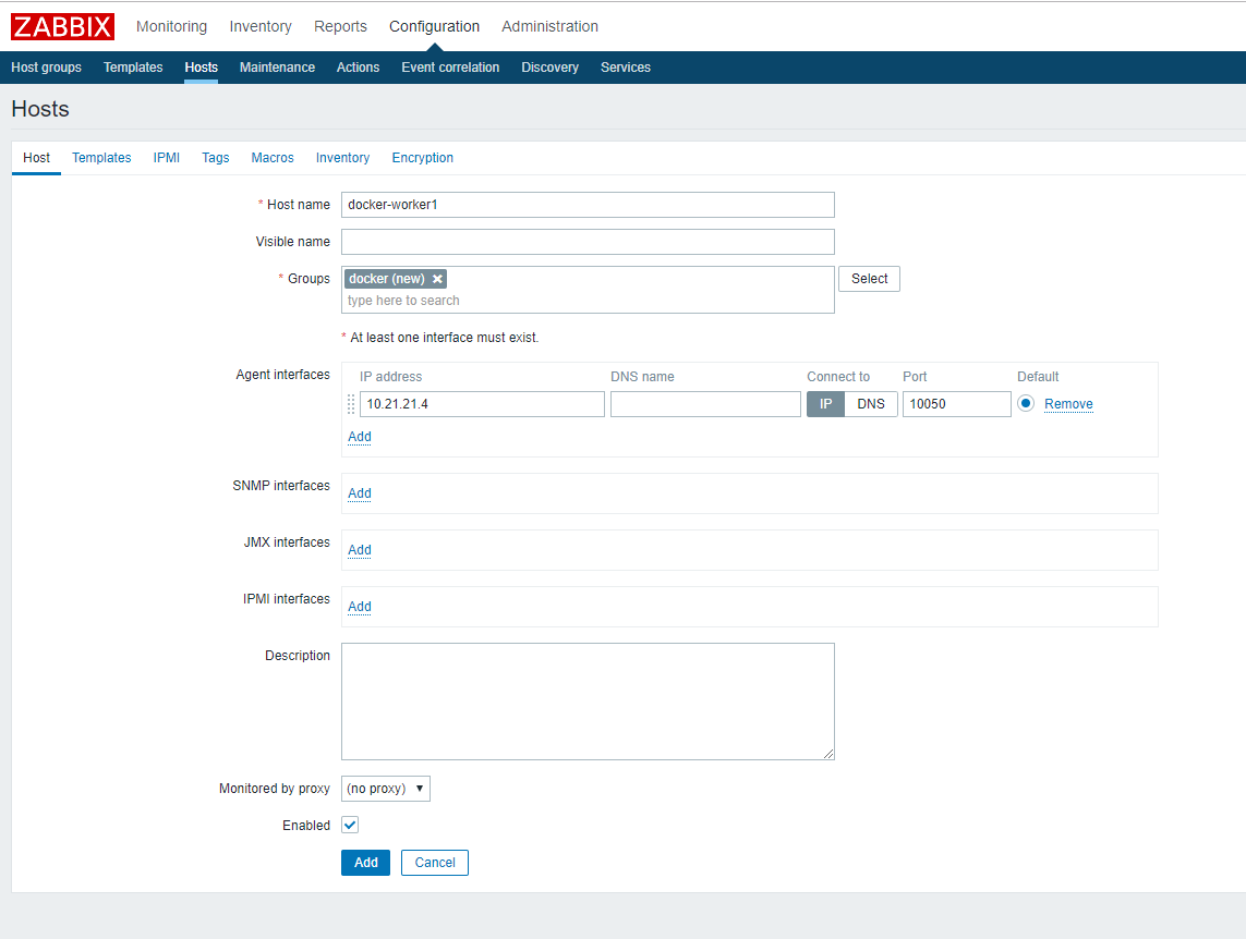 Docker container resource monitoring by zabbix by Maciej Medium