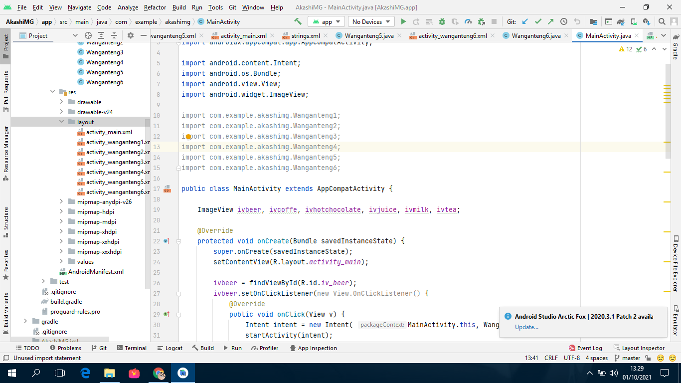 Cara Membuat Intent untuk Perpindahan Antar Layout di Android