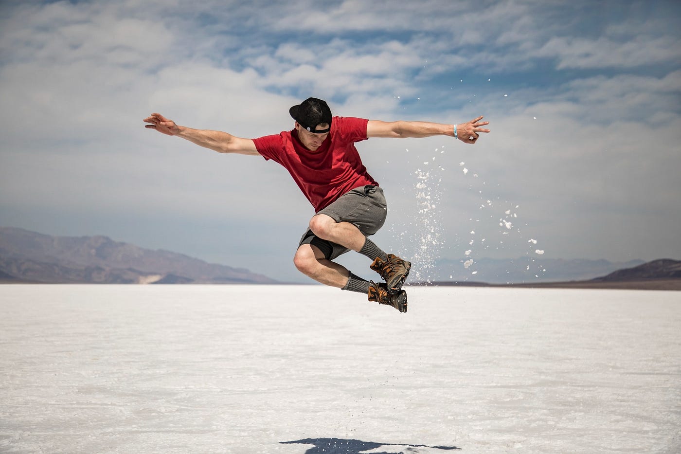 Guy having fun.