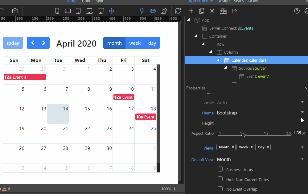Full Calendar — The Most Powerful Event Calendar now in Wappler! by