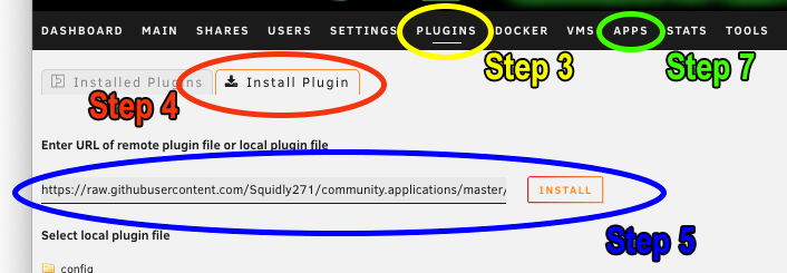 install unraid plugins
