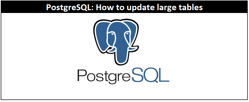 postgresql update