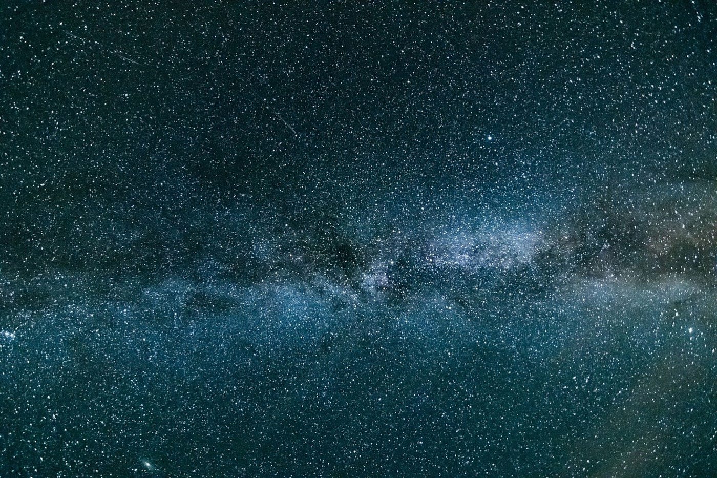 Color photo of a star-filled night sky.