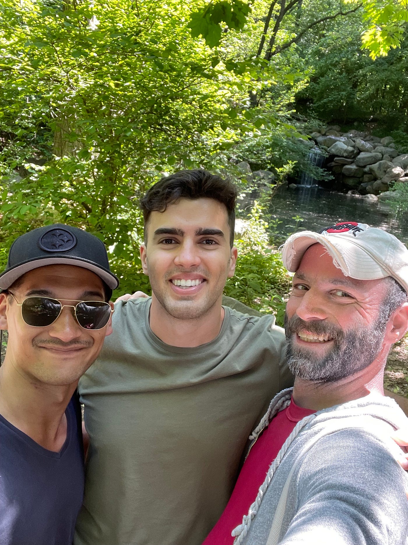 From left to right: Arthur, me, Ben
