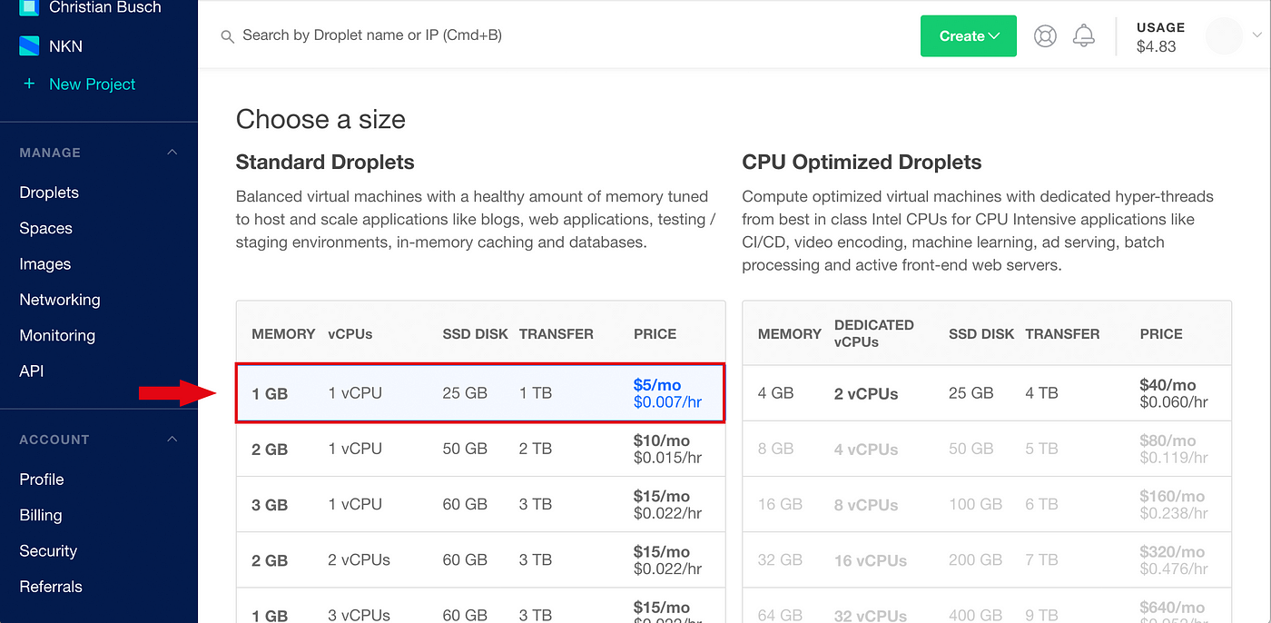 5分でnkn Minerをセットアップしdigitaloceanで2カ月無料で実行しよう By Katakoto Katakoto Tech Medium 5分でnkn Minerをセットアップしdigitaloceanで2カ月無料で実行しよう By Katakoto Katakoto Tech Medium