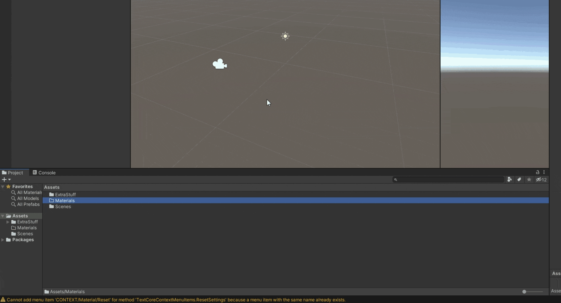 Go inside Materials Folder > Right-click > Create > Material > Name it “MyColor”(or whatever you want)