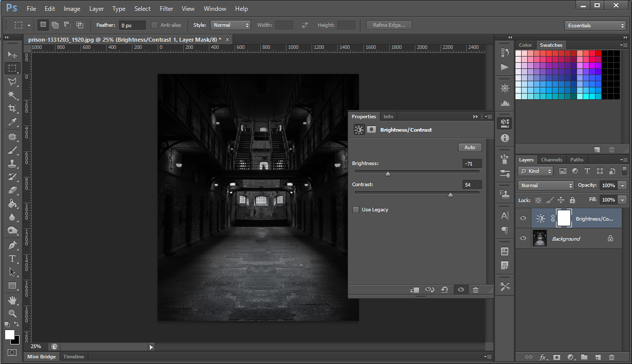 Cara Mengatur Kontras Warna Pada Photoshop Ide Perpad