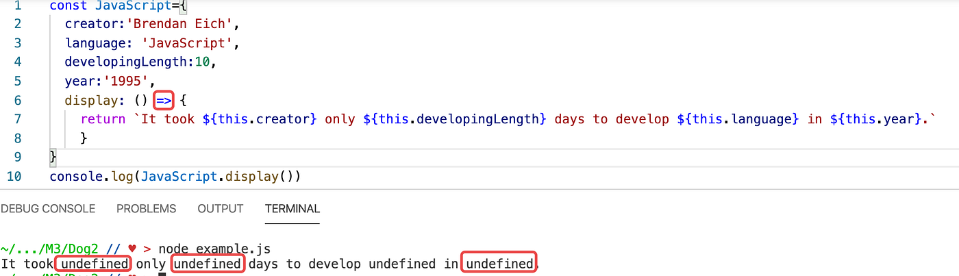 Arrow functions in JavaScript. Start from Mod 3, I’ve noticed that we ...