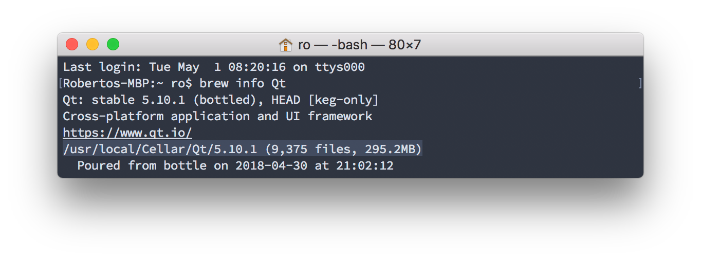 qt for mac sierra qt for mac sierra