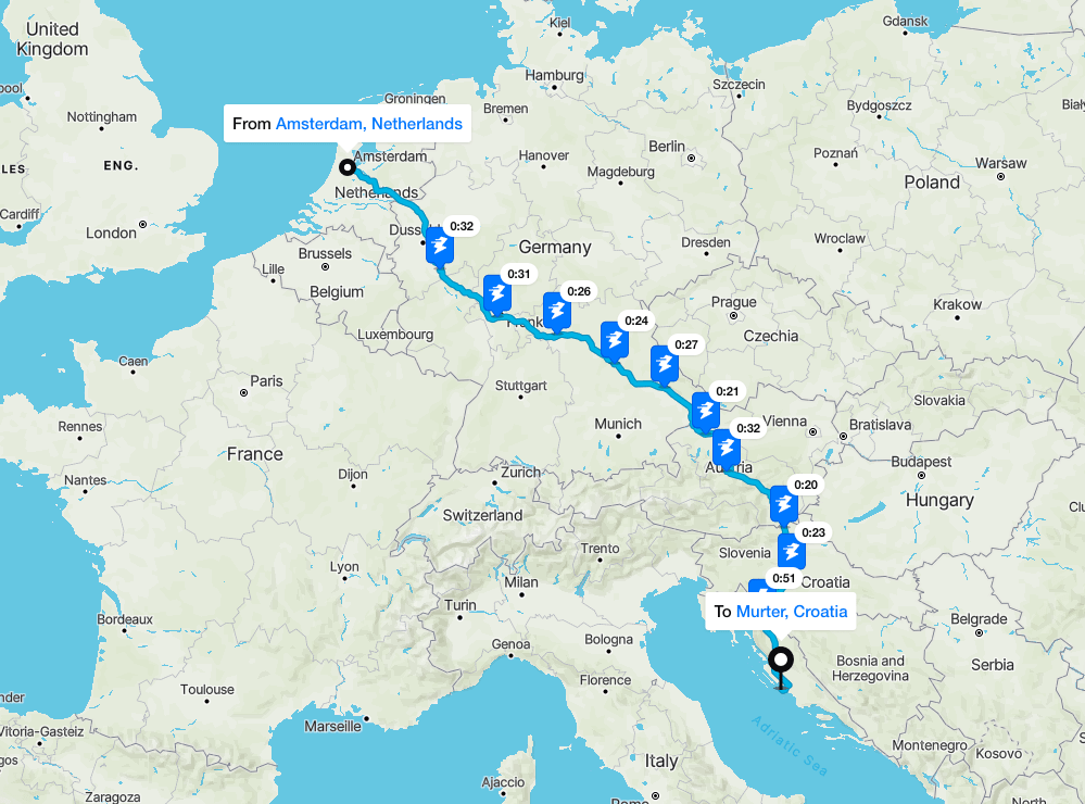 Chargetrip S Summer Holidays Pieter Goes To Croatia By Valentina Neri Serneri Chargetrip Sep 2021 Medium