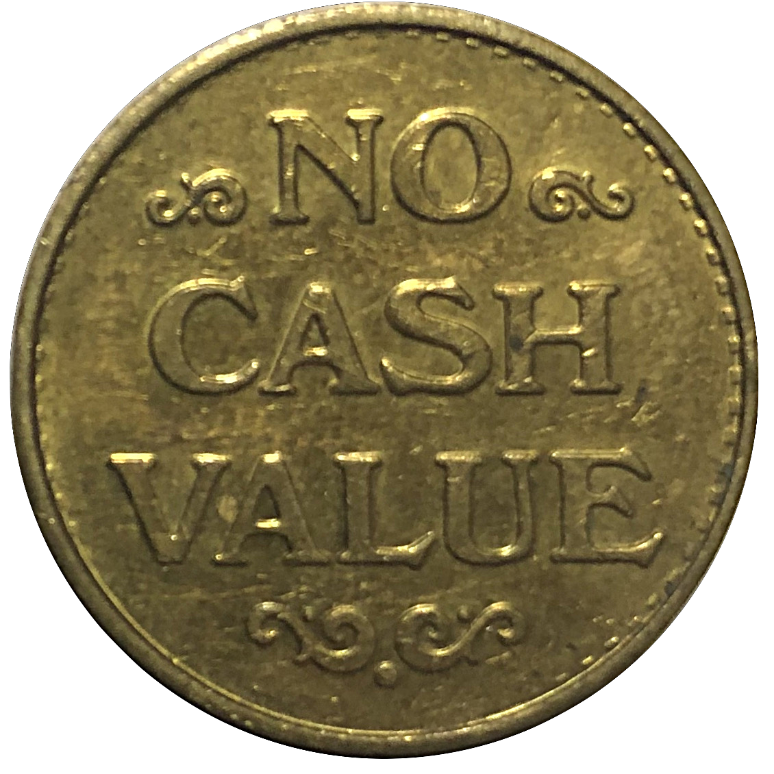 no cash value — technically crypto has none! (bad joke, sorry)