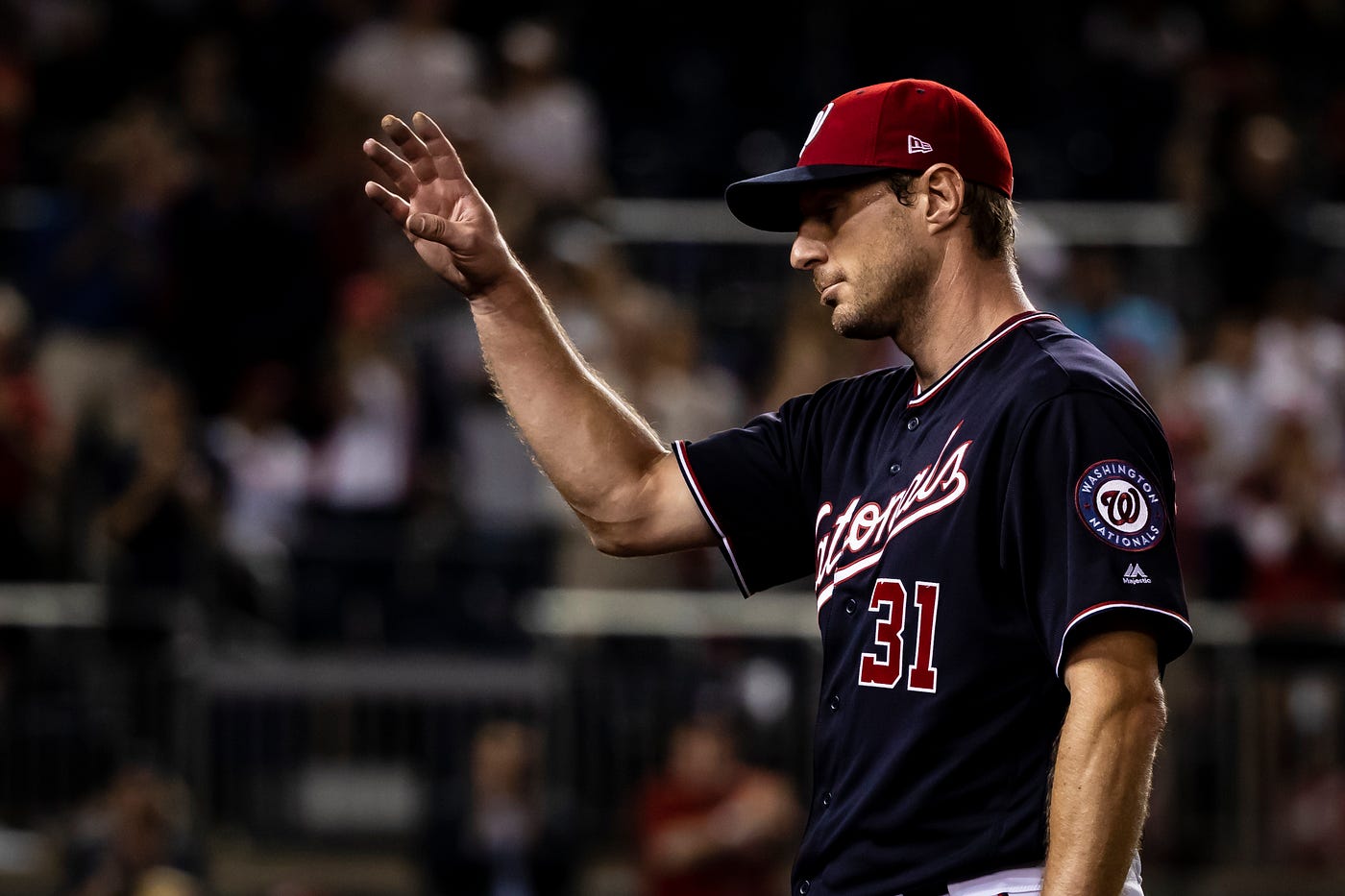 Max Scherzer named National League Pitcher of the Month | by Nationals  Communications | Curly W Live