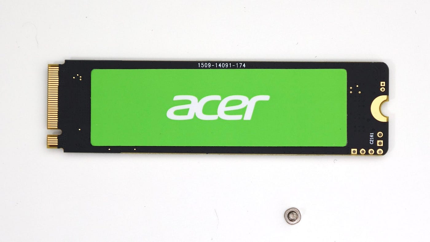 Acer FA100搭配SilverStone MS12　組裝一顆外接USB 20Gbps的S