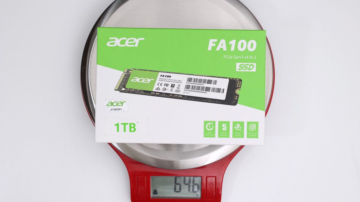 Acer FA100搭配SilverStone MS12　組裝一顆外接USB 20Gbps的S