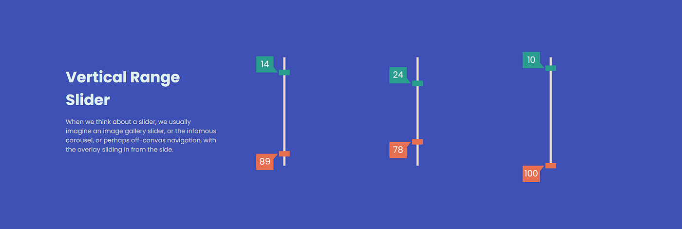 Vertical Range Slider — Vue.js. When we think about a slider, we… | by  Kushankur | Medium