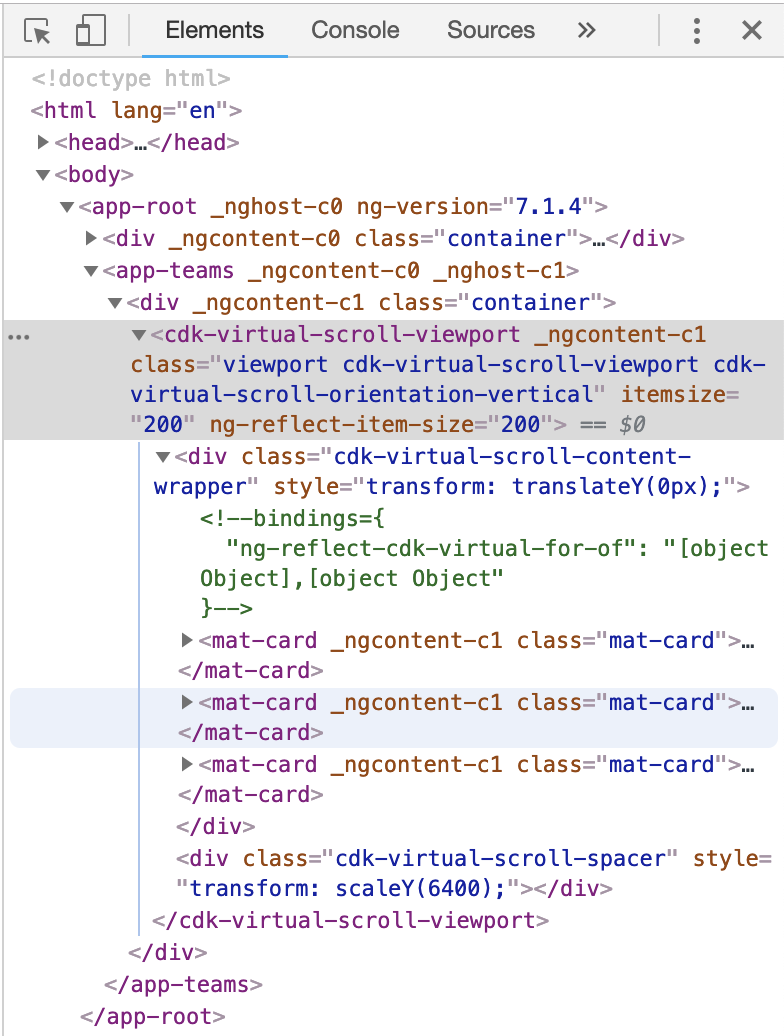 Learn how to use Virtual Scrolling in Angular | codeToBe