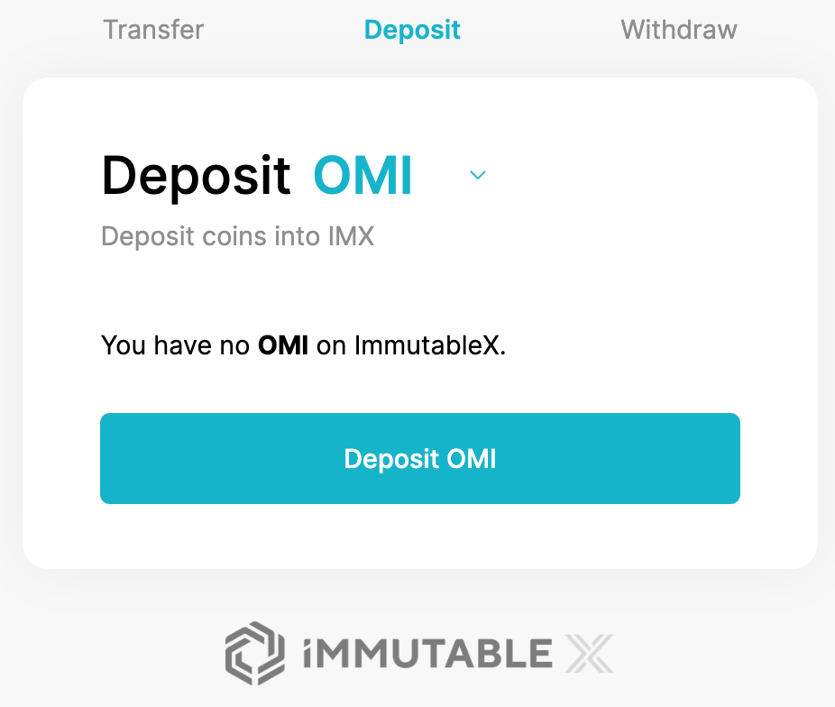 How To Bridge Your OMI Tokens. The IMX bridge is now open, allowing ...