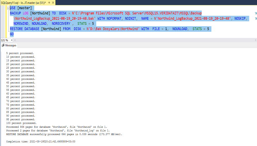 SQL Server BackupRestore İşlemleri by Harun Erdinç Machine Learning Turkiye Medium