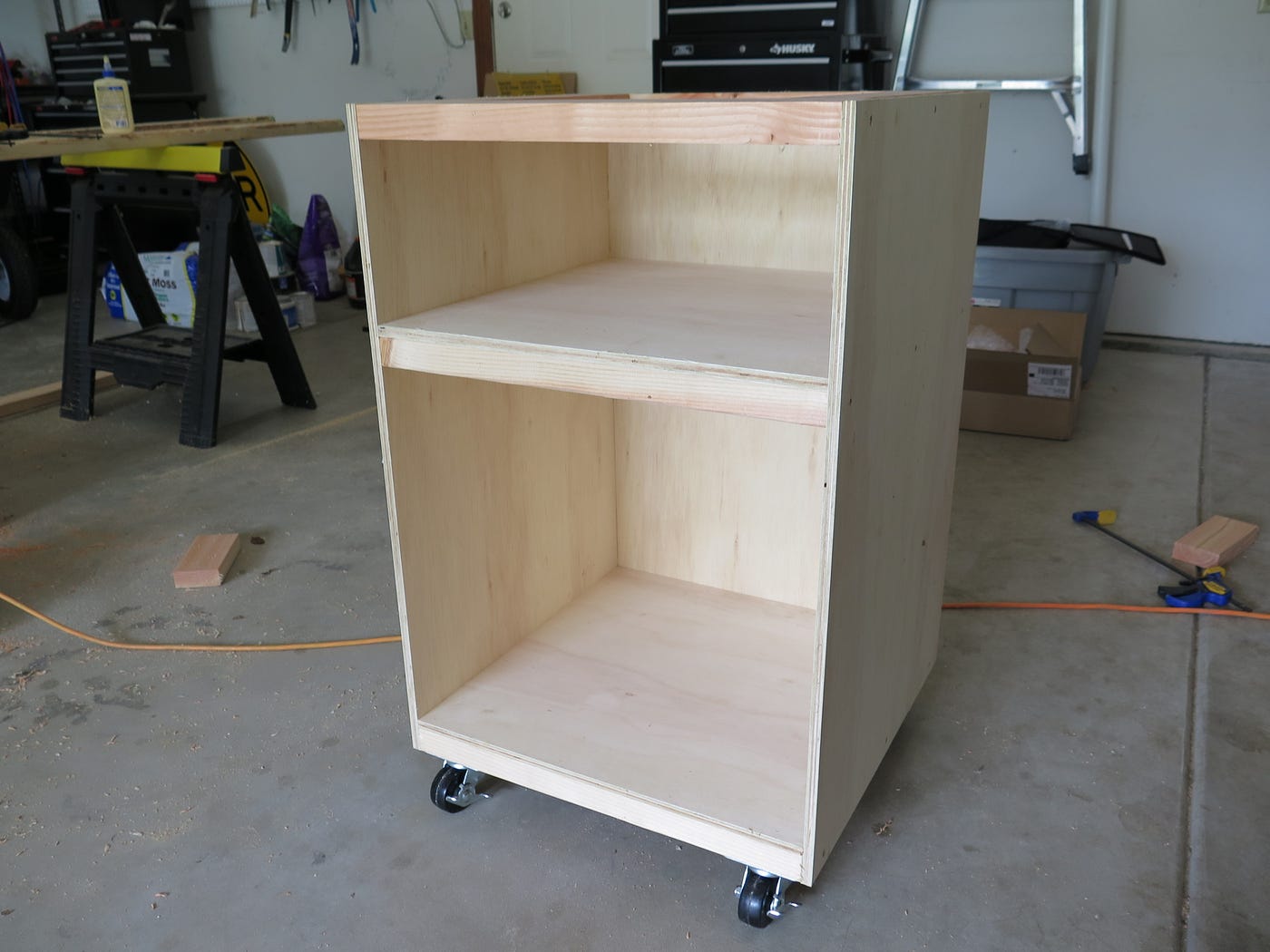 DIY Planer Stand. I built a rolling planer stand today… by Eric Burke