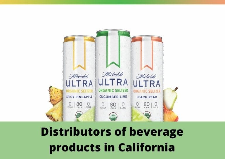 Distributors of beverage products in California by JORDANO’S