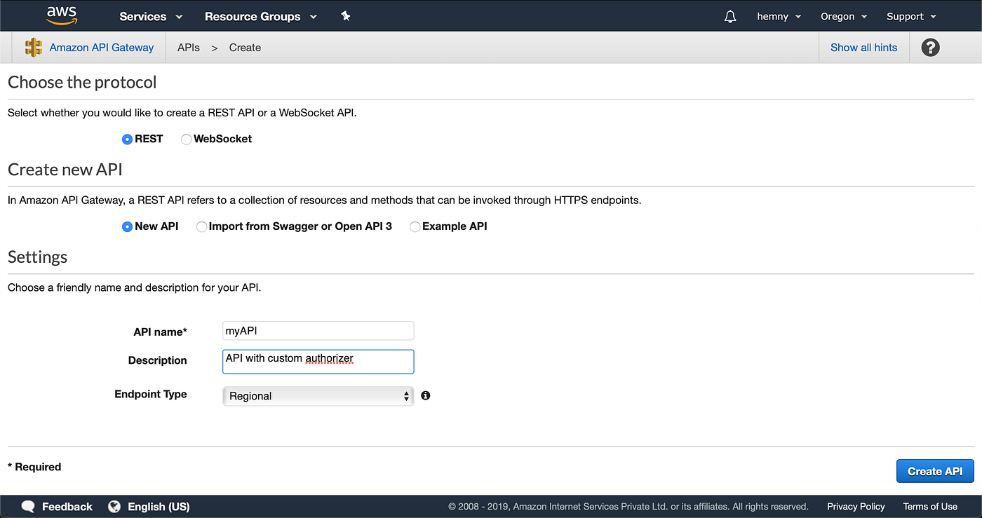 Creating an API Gateway Lambda Authorizer | by Hemny Singh | Chegg | Medium