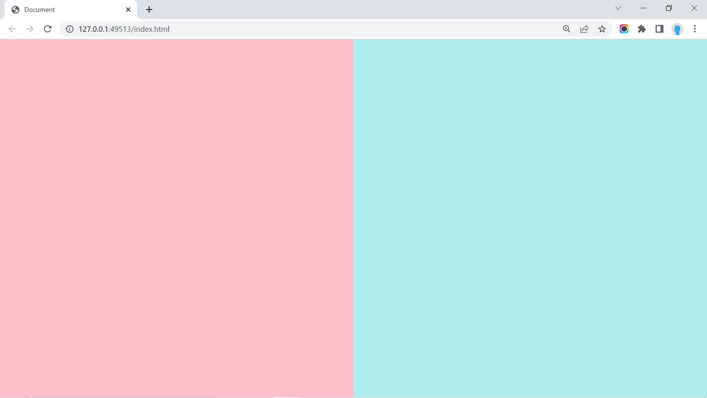 How to Split a Background Into 2 Colors with CSS | by Miguel Nunez | Medium