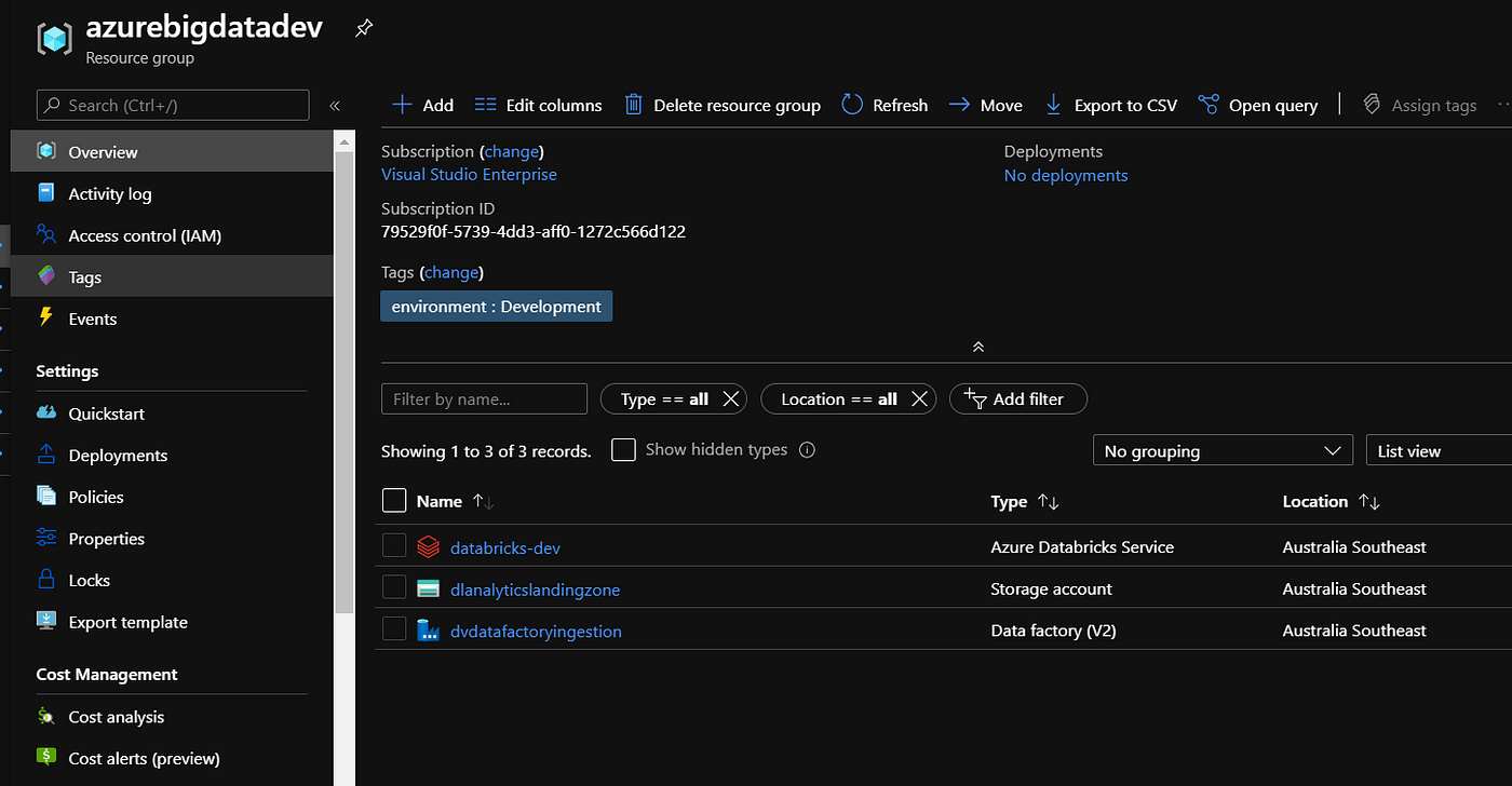 0100 Kms/ hour using Terraform and the Azure Modern Data Platform