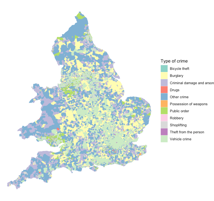 Patterns in Crime. Analysing police force data from the…  by Chris 