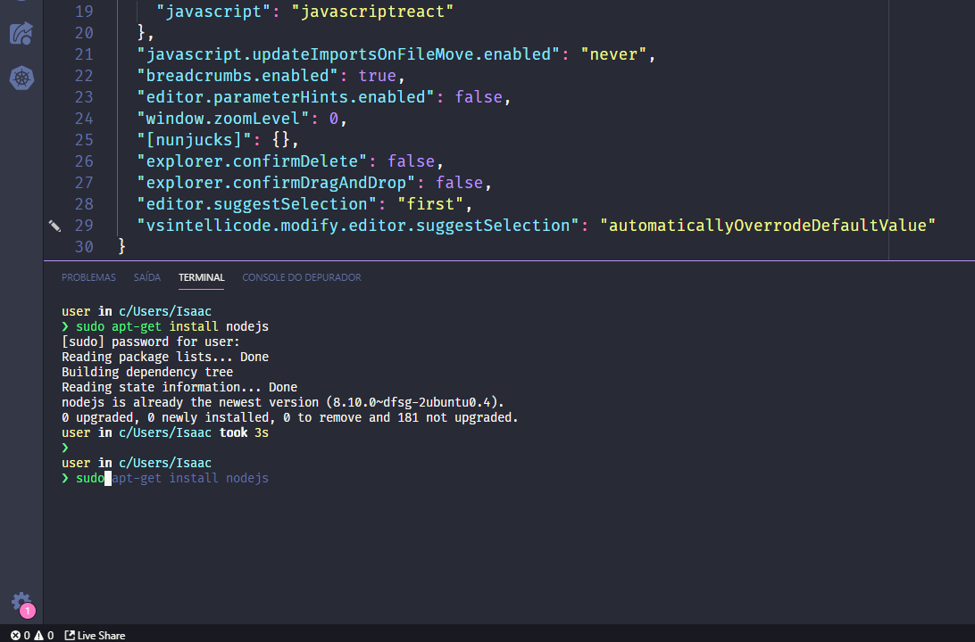 Como Usar Um Terminal UNIX Com MyZsh SpaceShip E Zplugin No Windows