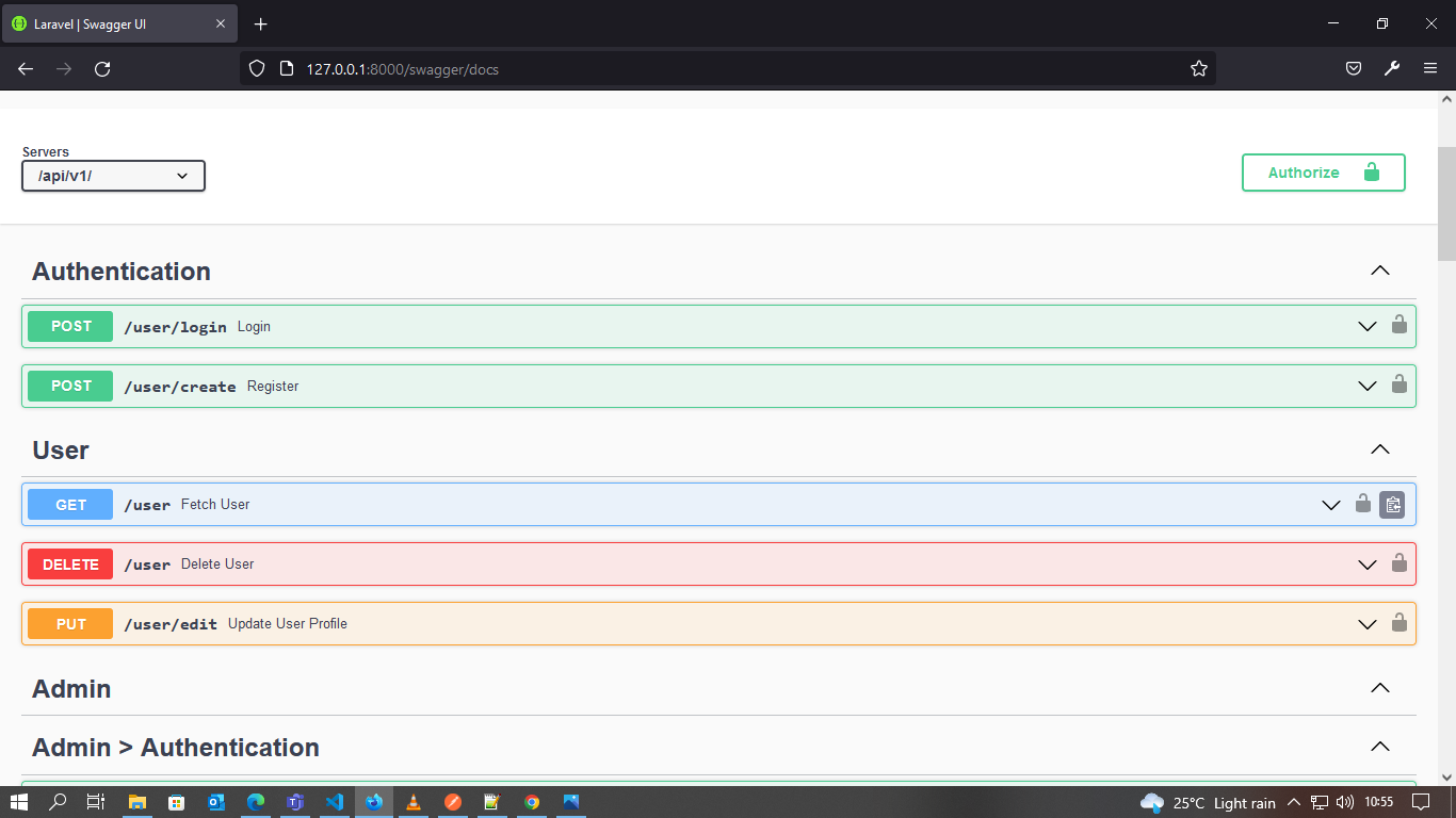 Running Swagger Documentation on Laravel | by Mavi Onogomuho | Medium