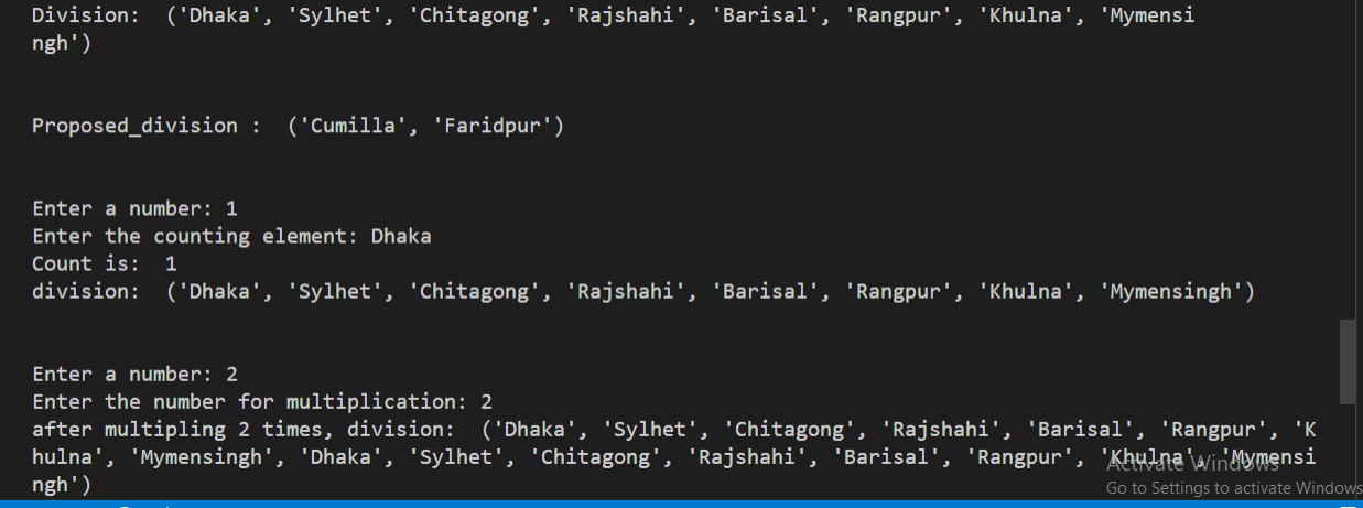 Python Tuple Methods - Kazi Mushfiqur Rahman - Medium