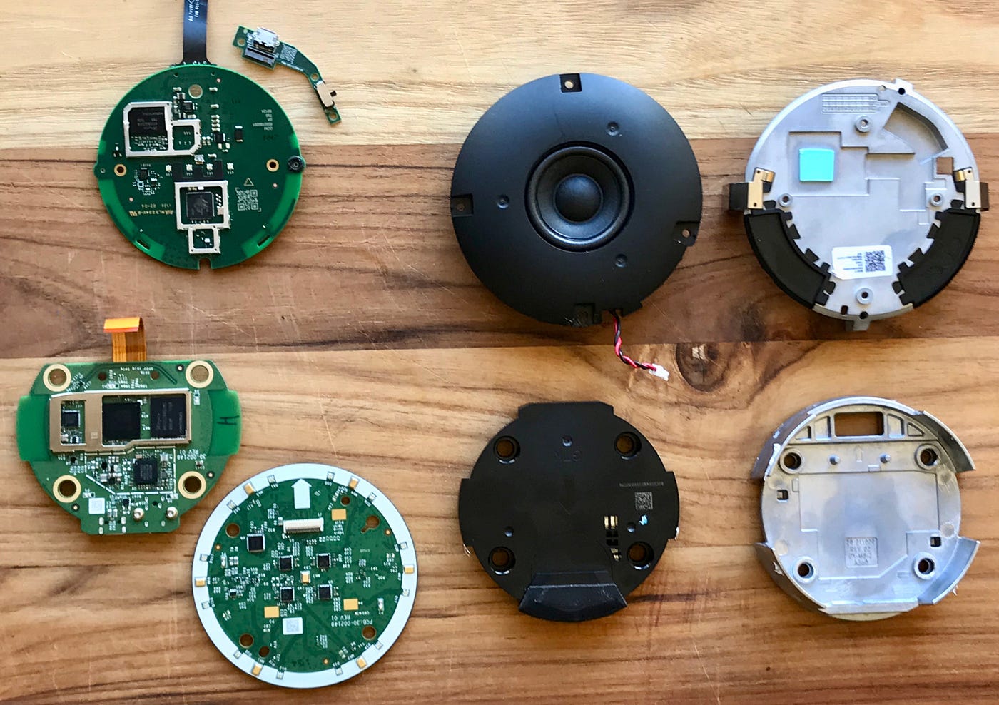Google Home Mini teardown, comparison to Echo Dot, and giving technology a  voice | by Justin Alvey | Medium