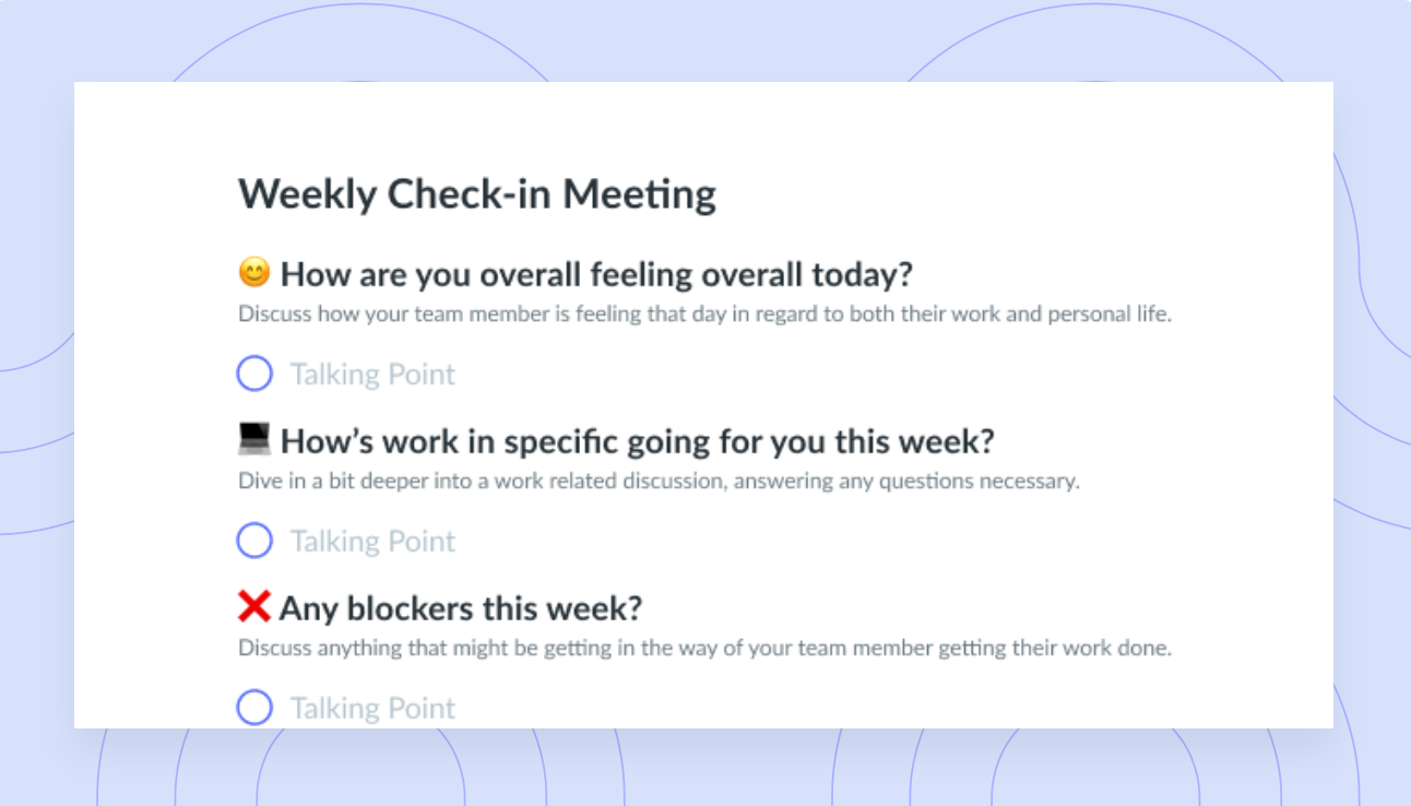 10 One On One Meeting Templates For Engaged Teams By Fellow App Fellow App Medium